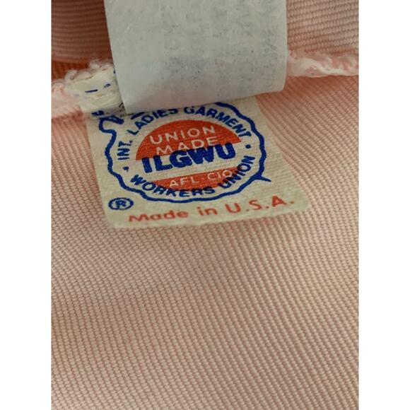 22W Ms Russ Womens 1980s Pink Blouse Shirt Short Sleeve Pullover - Picture 9 of 9